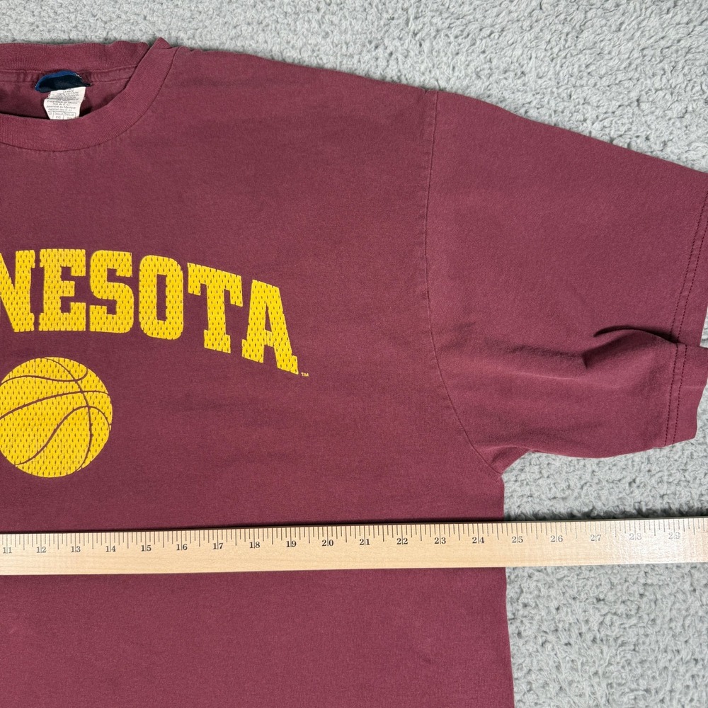 University Of Minnesota Basketball T-Shirt Size XL Golden Gophers NCAA - Picture 5 of 10